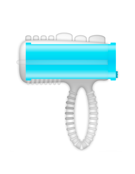 Casual love - ring tongue vibrating azul