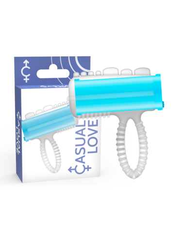 Casual love - ring tongue vibrating azul