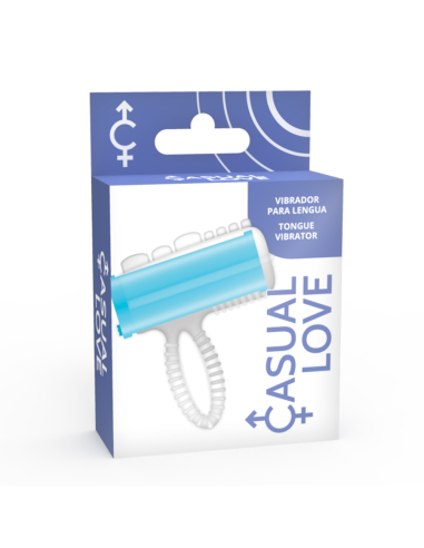 Casual love - ring tongue vibrating azul