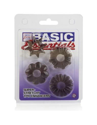 Calexotics - basic set 4 anillas pene tpr