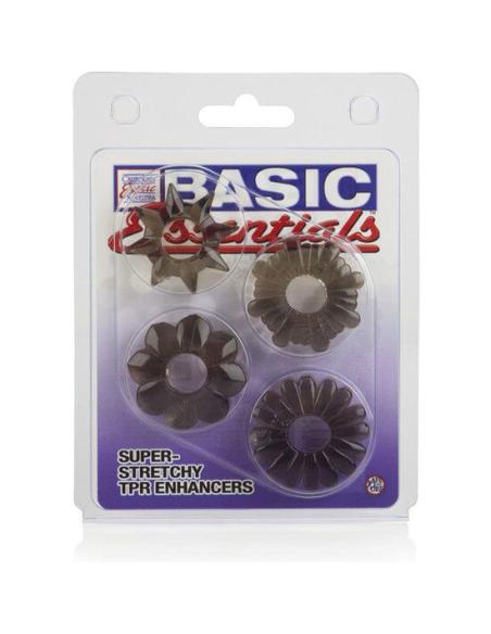 Calexotics - basic set 4 anillas pene tpr