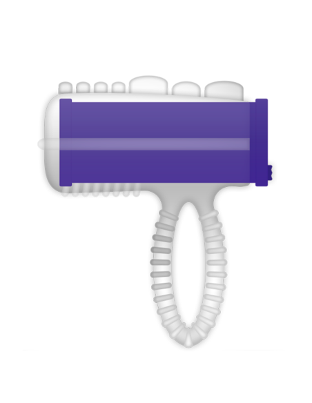 Casual love - ring vibrador lengua lila