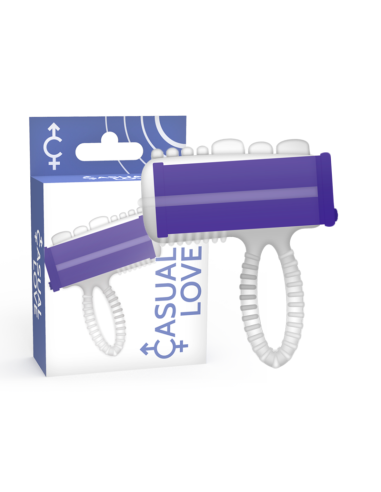 Casual love - ring vibrador lengua lila