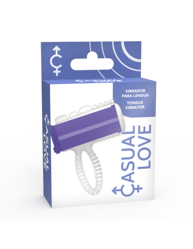 Casual love - ring vibrador lengua lila