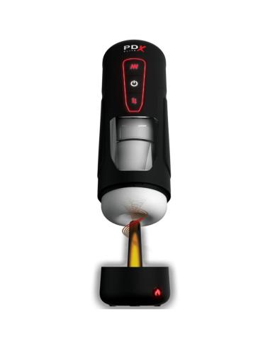 Pdx elite - milk me hotter masturbador automático con thrusting y vibración efecto calor