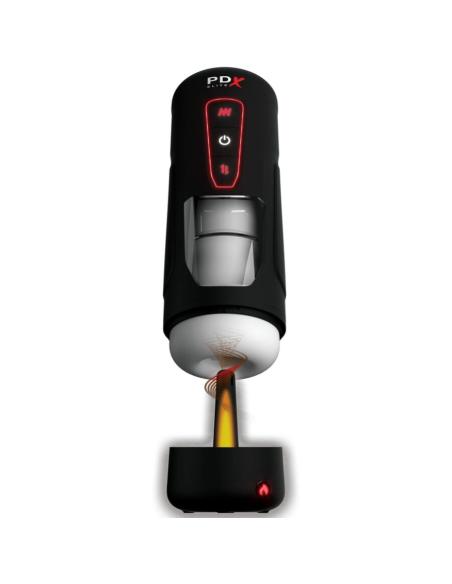Pdx elite - milk me hotter masturbador automático con thrusting y vibración efecto calor