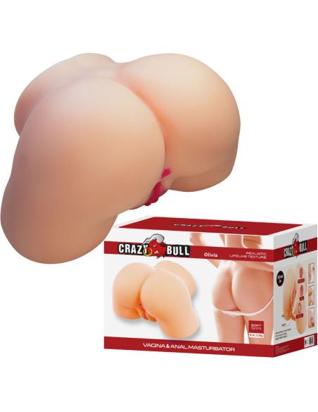 Crazy bull - olivia trasero femenino realista vagina y anal 5.5 kg
