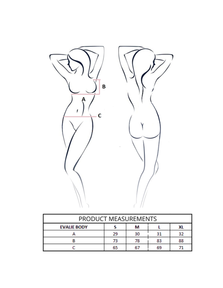 Passion - evalie body blanco s/m