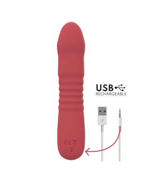Intense - juni up & down 10 vibraciones rojo