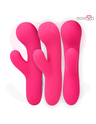 Moressa - jerry clip vibrador punto g y clitoris premium silicone recargable