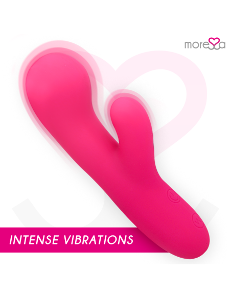 Moressa - jerry clip vibrador punto g y clitoris premium silicone recargable