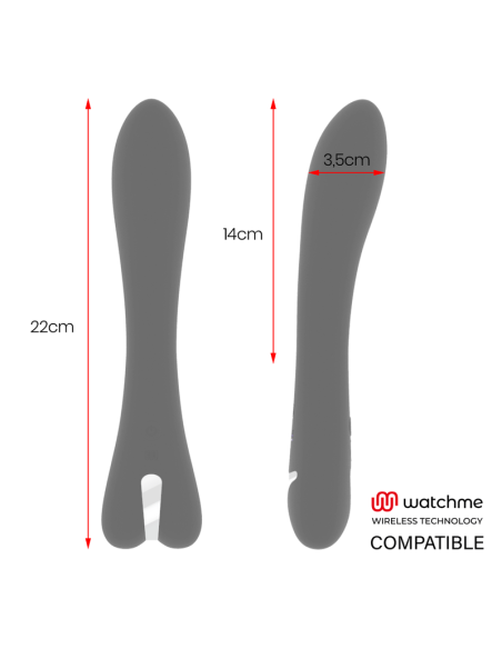Brilly glam - ryan vibrador compatible con watchme wireless technology