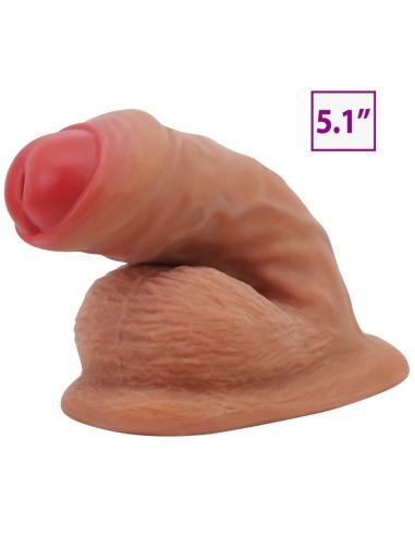 Pretty love - warnell dildo ultra realístico y elástico 9.5 cm mulato