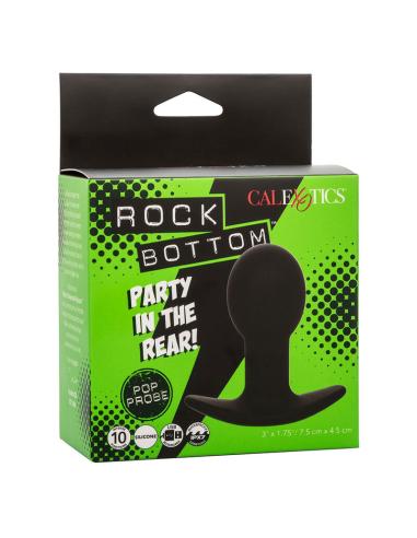 Calexotics - rock bottom plug anal 10 vibraciones silicona negro