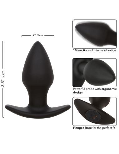 Calexotics - rock bottom perfect plug anal 10 vibraciones silicona negro