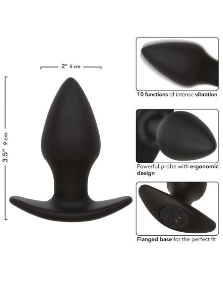 Calexotics - rock bottom perfect plug anal 10 vibraciones silicona negro