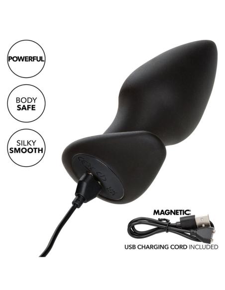 Calexotics - rock bottom perfect plug anal 10 vibraciones silicona negro