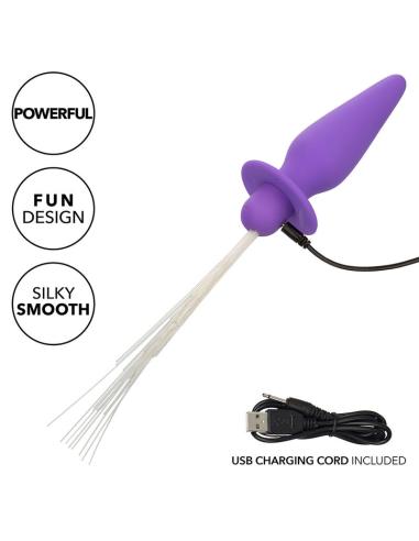 Calexotics - southern lights light up plug anal con luces 10 vibraciones silicona violeta