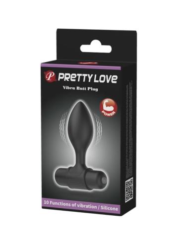 Pretty love - vibra butt plug anal 10 vibraciones negro