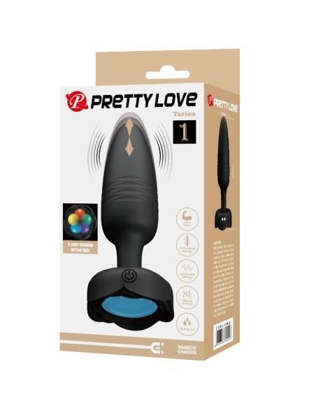 Pretty love - tarion plug anal con luz led 12.5 cm