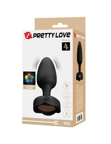 Pretty love - olman plug anal con luz led 8.8 cm