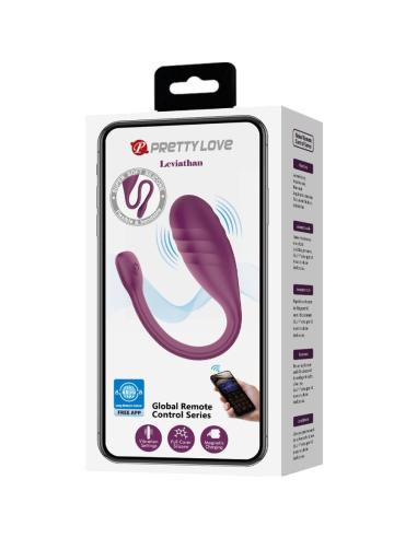 Pretty love - leviathan vibrador controlado por app morado