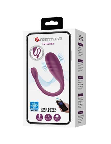 Pretty love - leviathan vibrador controlado por app morado