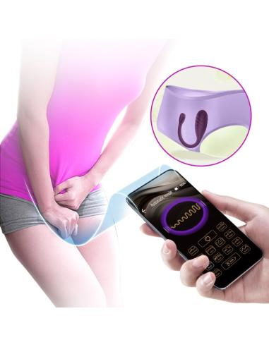 Pretty love - leviathan vibrador controlado por app morado