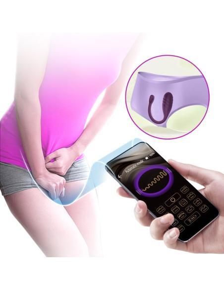 Pretty love - leviathan vibrador controlado por app morado