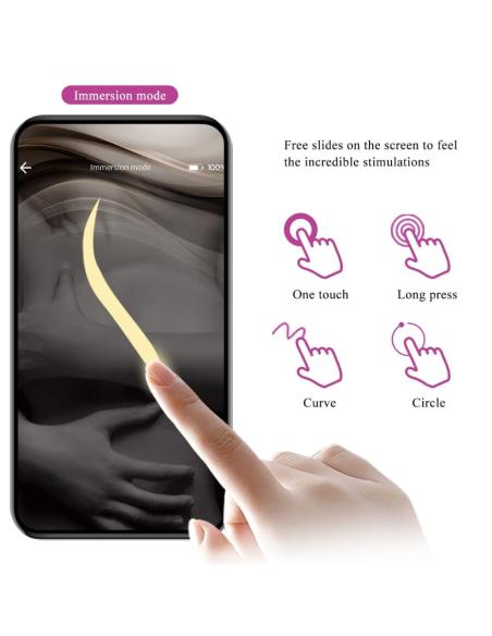 Pretty love - leviathan vibrador controlado por app morado