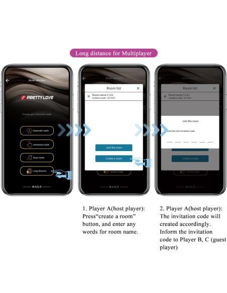 Pretty love - leviathan vibrador controlado por app morado