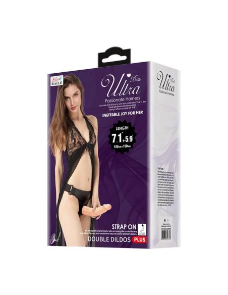 Baile - ultra passionate harness dobles dildos con arnés