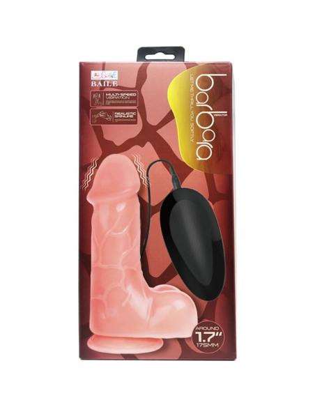 Baile - vibrador realístico bárbara natural 21 cm