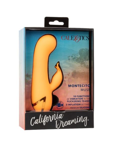 Calexotics - montecito muse vibrador rabbit naranja by california dreaming