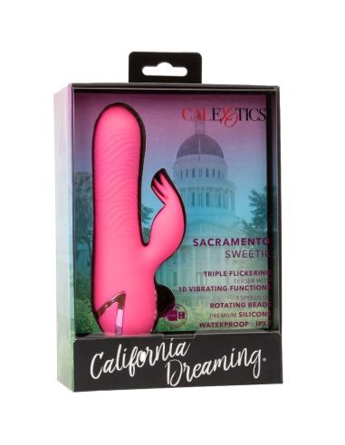 Calexotics - sacramento sweetie vibrador rabbit rosa by california dreaming
