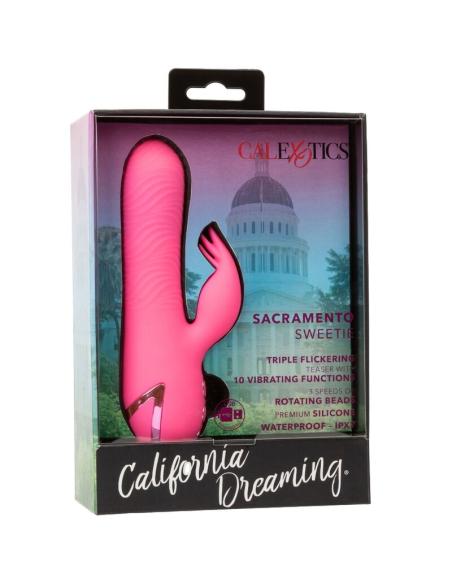 Calexotics - sacramento sweetie vibrador rabbit rosa by california dreaming