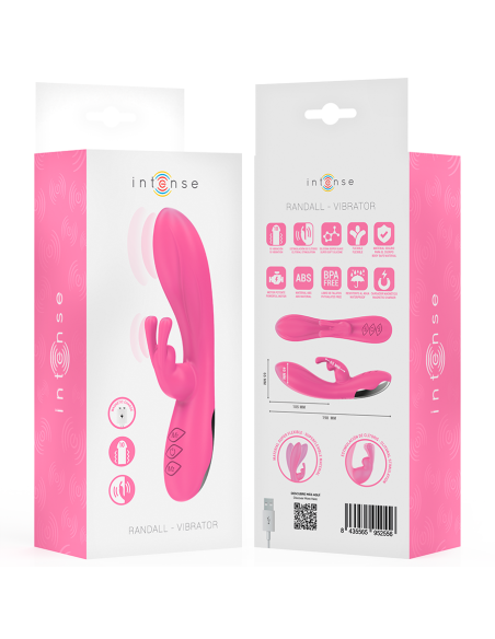 Intense - randall vibrador rabbit 10 vibraciones rosa