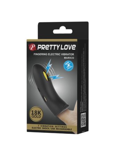 Pretty love - marico funda de dedo electro-estumilador negro