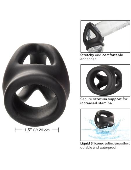 Calexotics - alpha anillo de jaula doble negro
