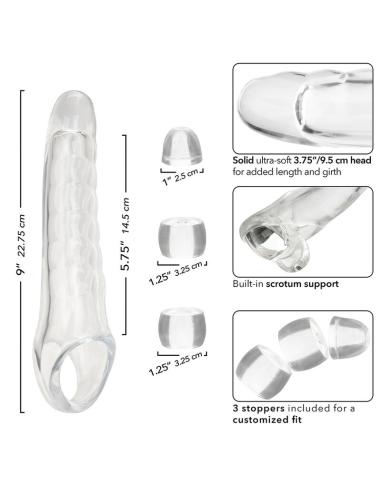 Calexotics - maxx extensor de pene ajustable transparente