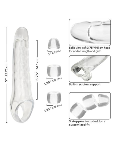 Calexotics - maxx extensor de pene ajustable transparente