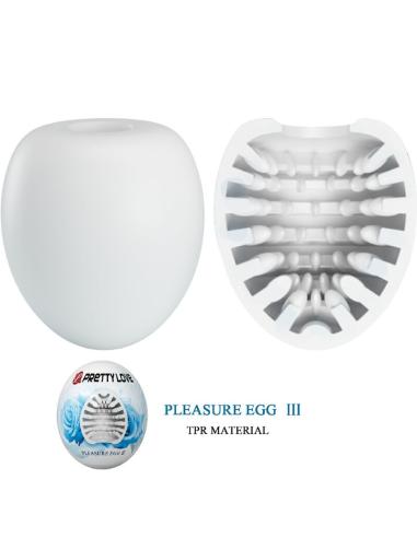 Pretty love - masturbador masculino huevo blanco