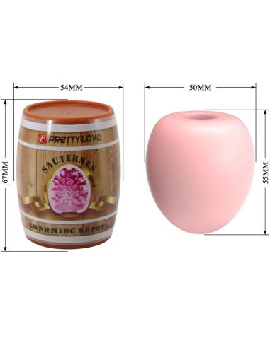 Pretty love - masturbador masculino huevo rosa modelo 2