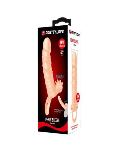 Pretty love - connor funda para pene + estimulador de clítoris natural