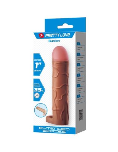 Pretty love - bunion funda para pene con extensión de 2.5 cm mulato