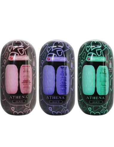 Pretty love - athena alice pack 15 masturbadores masculinos varios