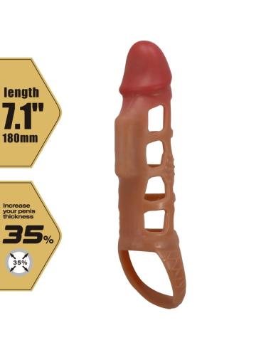 Pretty love - preston funda para pene con vibración de 18 cm