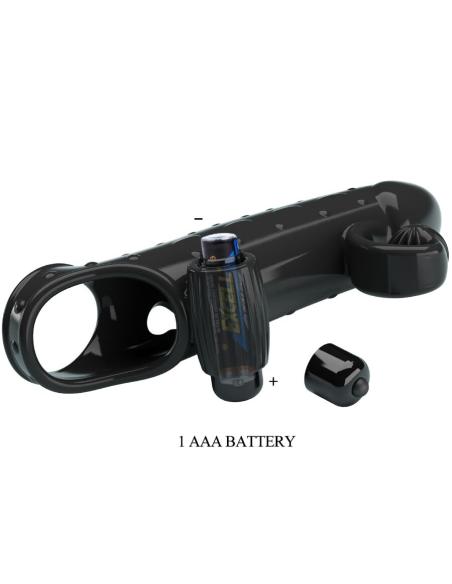 Romance - funda para pene con vibración negro