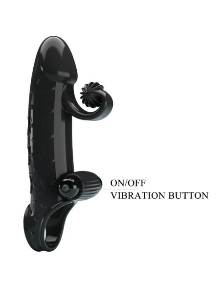 Romance - funda para pene con vibración negro