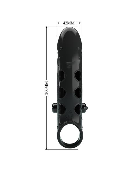 Romance - funda para pene con vibración negro